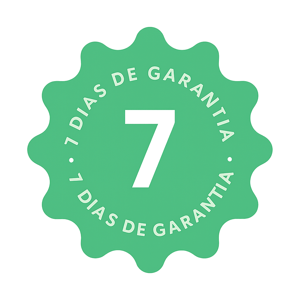 7 dias de garantia